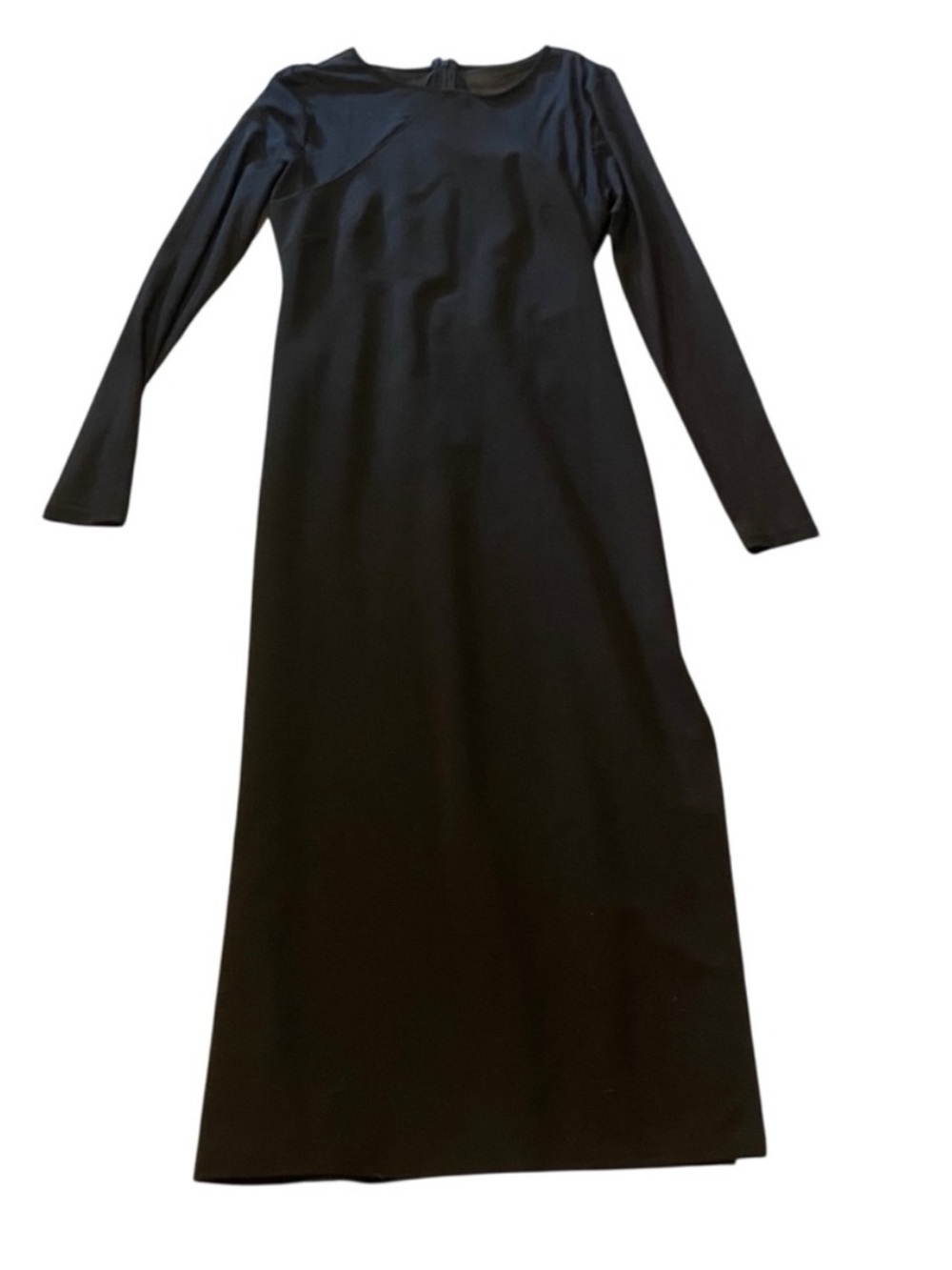 DOLAN ANTHROPOLOGIE Black Long Sleeve Mesh Neckline Dress Whimsigoth